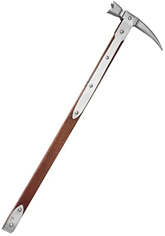 Battle-Merchant Streithammer - Rabenschnabel Hammer aus legiertem Stahl - Mit Holzgriff