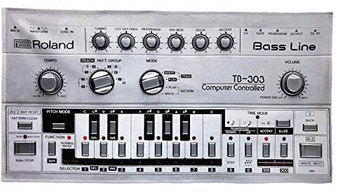 Digital Pharaoh Badetuch Handtush TB303 Synth Pioneer CDJ2000 Technics 1200 Serato Rekordbox Akai (140cm x 70cm)