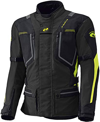 Held Zorro wasserdichte Motorrad Textiljacke, schwarz/gelb, M