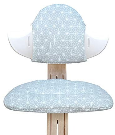 Blausberg Baby - Sitzkissen Set für Nomi Hochstuhl von Evomove - Happy Star Grün