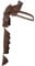 iEFiEL Vintage Unisex PU Leder Harness Schultergurt Steampunk Gothic Schulterschutz mit Armschutz Schulter Rüstung Karneval Fasching Cosplay Kostüm Zubehör Braun One Size