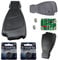 Repair Reparatur Satz Auto Schlüssel Set Austausch Gehäuse mit 2 Tasten + Drucktasten + Batterien kompatibel für Mercedes W209 W169 W245 W203 R171