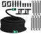 Hillvert Tuyau Micro Poreux Microporeux Boyau Suintant D'Arrosage Flexible Irrigation Kit Jardin Fleurs Potager HT-COSTIGAN-15X12S01 (15 m, Max. 240 l/Min, 4 Bars, Gants de Jardinage, Connecteurs)