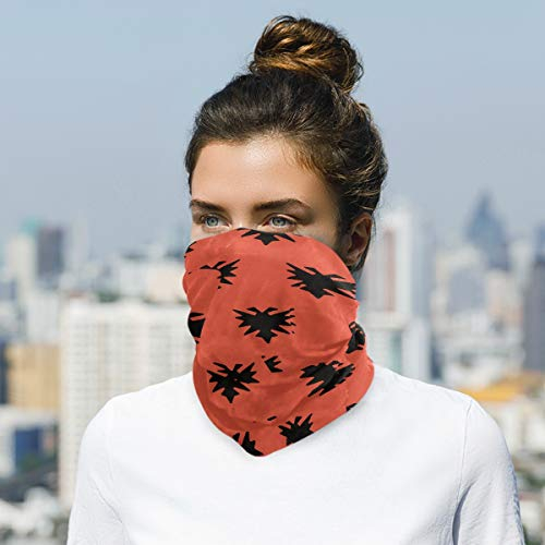 All3DPrint Albanien Flag Gesichtsmaske Magic Stirnband Elastisch Nahtlos Bandana Schal Sport Kopfbedeckung