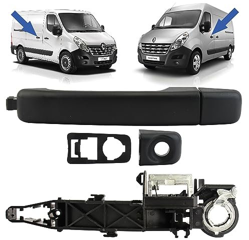 Mécanisme + poignée de porte compatible pour Master 3, Movano B et Nissan NV400 (à partir de 2010) avant gauche (côté conducteur) ou porte latérale coulissante droite (côté passager) | 806078197R