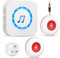 ChunHee Call Bell for Elderly, Panic Button Alarm, Emergency Caregiver Pager, Home Alarm Systems/Nurse Alert System for Patient 500Ft/150m with 1*UK Plug-in Receiver & 2*Waterproof Transmitters