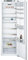 Siemens iQ500 KI81RAFE0G Built in Fridge with hyperFresh plus Box, LED Lighting, Fresh Box with wavy bottom, eastAccess glass shelve, superCooling Function, Flat Hinge