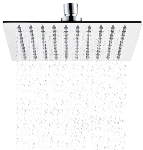 SANIDELL duschkopf Regendusche 12 Zoll 30 x 30cm - Edelstahl V304 Poliert – Kopfbrause dusche, Regenbrause Brausekopf, Antikalk-Funktion, Hochwertige Verarbeitung für Luxuriöses Duscherlebnis
