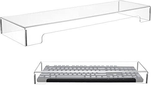 Cabilock Protector De Teclado Acrílico Transparente Antipolvo, Funda Acrílica Para Teclado De Computadora, Funda Para Teclado Mecánico, Protector De Teclado De Gato