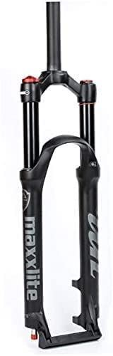 STRTG Forcelle Ammortizzate, 1-1/8 Tubo Dritto/Tubo Conico Mountain Bike Forcelle MTB Forcella 26/27.5/29 Pollici MTB Forcella Ammortizzata Corsa 120Mm (Blocco Manuale - Blocco Remoto) A,26inch