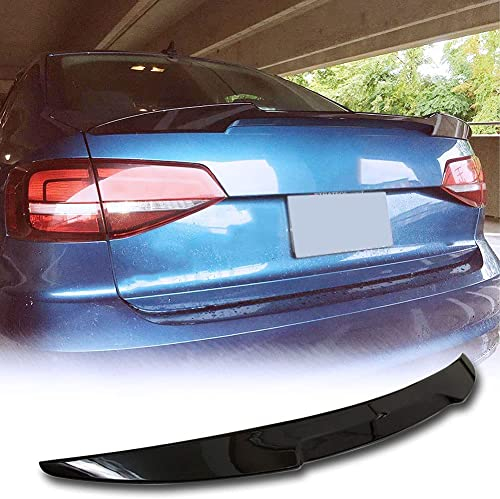 TGFOF Heckspoiler passend für Volkswagen VW Jetta Sedan 2012-2018 ABS-Material glänzend schwarz Auto Heckspoiler Hecklippe