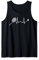 Tennisschläger mit ECG Pulse für Tennis Tank Top