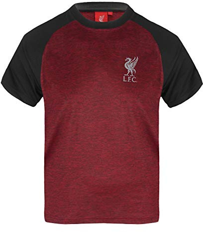 Liverpool FC Boys T-Shirt Poly Kids Official Football Gift