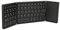 Fockety Clavier Bluetooths Pliable, Clavier sans Fil Portable Triple Pliable Pleine Taille Rechargeable avec pavé Tactile, Clavier Pliable Ultra Fin pour Tablette, Smartphone, PC (Le Noir)