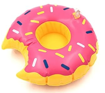 Bargain Wells Aufblasbarer Donut-Donut-Schwan-Whirlpool-Getränkehalter