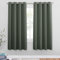 PONY DANCE Blackout Curtain for Bedroom - Dark Mallard Thermal Caravan Drapes Solid Window Treatment Home Decoration, Privacy for Living Room, Bunk Bed, 46x54 inch, 2 Panles