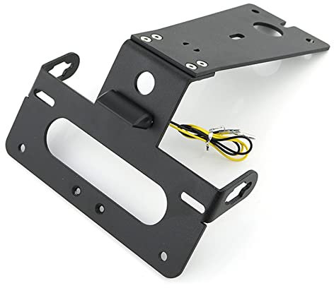 Qwtdaya Motorrad-Styling Hinten Tidy Fender Eliminator Kennzeichenhalter Halterung Für Y&amaha Für YZF-R125 2014-2022 Für YZF R125 2014-2021 Motorrad-Kennzeichenhalter
