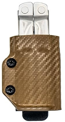 Clip & Carry Schnellziehholster, kompatibel mit LEATHERMAN Bond (braun)