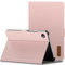 INFILAND Custodia per Samsung Galaxy Tab A9 8.7 pollici 2023 (SM-X110/X115/X117) - Custodia leggera in pelle PU ultra sottile con supporto multi-angolo per Galaxy Tab A9 8.7, glitter oro rosa
