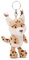 NICI Schlüsselanhänger Luchs Lyka 10cm beige - Nachhaltiger Begleiter Kuscheltieranhänger mit Schlüsselring für Schlüsselband, Schlüsselbund & Schlüsselhalter