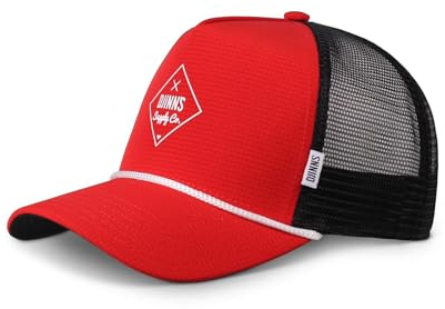Djinns Trucker Cap HFT Rubber RIPSTRING Red Rot, Size:OneSize