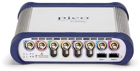 Pico Technology PicoScope 6824E Oscilloscope 8 channels, 500 MHz, 4 GS, 5 GS/s, Ultra-deep-memory, Lab Kit With Probes, PS7 Software