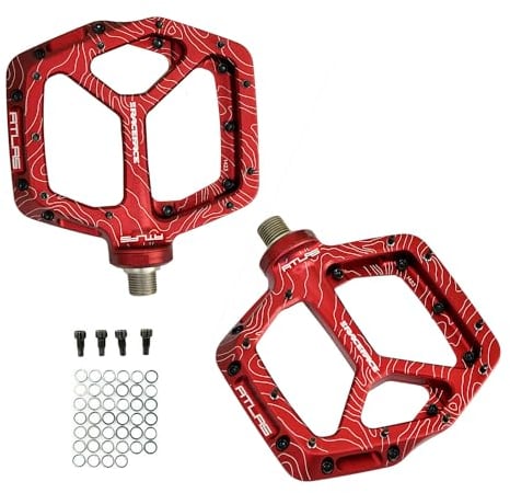 RaceFace Atlas Bike Plattformpedale rot RF2948 114mm x 101mm