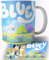 TusRelojes Bluey Family Taza de Ceramica Blanca 325ml Mug