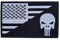 MateyCo Parche con Velcro Comunidad de Madrid, comunidad de Valencia,Tejida oficial 8 cm x 5 cm para Mochila, Chaleco, Gorras. Parche para Ropa Militar y Motera (EEUU Punisher)