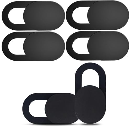 LAKJUOZ Webcam Cover Ultra Thin Metal Slider Camera For Laptop, Tablet, Pack Of 6