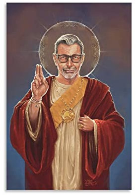 JINLIMAO Druck Auf Leinwand 50 * 70CM Senza Cornice Poster di Jeff Goldblum Poster di sport motoristici Quadri da appendere per la decorazione della parete della camera da letto della casa