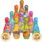 The Magic Toy Shop Soft Bowling Set & Skittles Game Dinosaur Themed - Carnival Games Age 3+, Educational Indoor/Outdoor Toys for Kids, Toddler Toys for Boys & Girls and Up - Fun Learning
