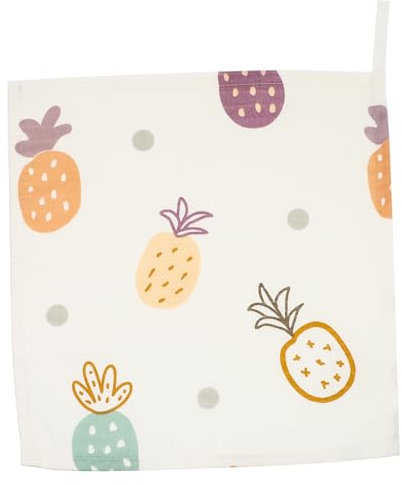 GREENADSCAPE 1pièce Serviette De Bain Pour Coton Pur Douce Serviette De Visage Né Absorbante Et Motif Ananas