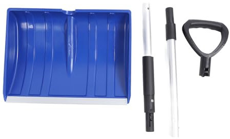Schneeschaufel, abnehmbare Notfall-Schneeschaufel für Auto, tragbare Schneeräumung, Winter-Notfallwerkzeuge, tragbare Schaufel für Autos, Haus, Garten (Blue)