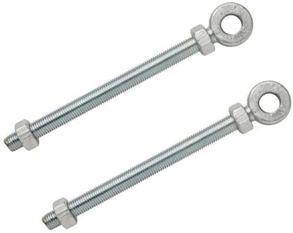 Epsom Door Handle Adjustable Gate Eyes 19mm X 100mm Heavy-Duty Galvanised Hinge Eye for 19mm Pin Gate Door Hardware for Farm Stable Shed Installations