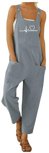 Salopette Da Donna Pantaloni Da Giardino Gravidanza Giardino Abbigliamento Da Lavoro Romper Traspirante Costume Pantaloni Da Lavoro Primavera Estate Leggero Donna Pantaloni Donna Personalità Alla Moda
