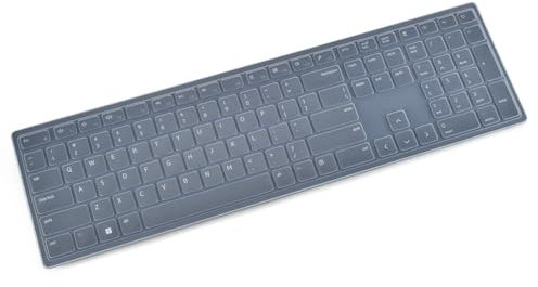 Keyboard Cover for Dell Pro Plus KM7120W & KB740 Keyboard, KM7120W Keyboard Skin Protector - Clear