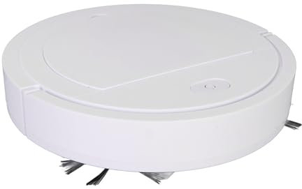 aqxreight Robot Aspiradora de 1200 MAh 3 en 1 Trapeador de Aspiración de Barrido con un Cuerpo Ultra Delgado de 7 Cm y una Succión Fuerte de 1800P para la Limpieza del Piso de la Casa