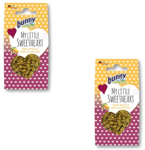 Bunny Nature My Little Sweetheart - Mango-Maracuja | Doppelpack | 2 x 30 g | Ergänzungsfuttermittel für Nager