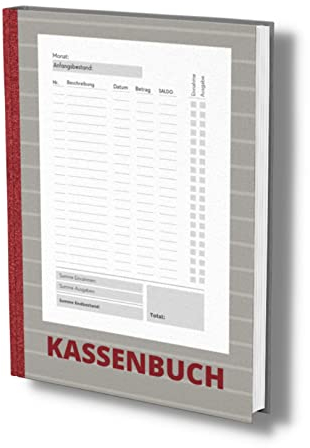 Kassenbuch: A4 Grau- Einfaches Einnahmen und Ausgaben Buch für Selbständige, Vereine und Privat als Haushaltsbuch geeignet. Ohne Mwst über 2000 Einträge. (Kassenbuch Kleinunternehmer, Band 3)