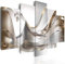 decomonkey Bilder Abstrakt 225x112.5 cm 5 Teilig Leinwandbilder Bild auf Leinwand Wandbild Kunstdruck Wanddeko Wand Wohnzimmer Wanddekoration Deko Modern