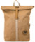 Papero Rucksack aus Kraft Papier - Wasserfester & robuster Daypack ULTRAMINIMALISTISCH für Damen & Herren Roll Top Tasche & veganem Leder - für Alltag 17 Zoll Laptopfach | nachhaltig (braun)