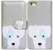 Bcov iPhone SE 2022 Case,iPhone SE 3rd gen Case,iPhone SE 2020 Case, Pretty White Dog Leather Flip Phone Case Wallet Cover with Card Slot Holder Kickstand For 4.7 iPhone SE 2020/iPhone 8/iPhone 7