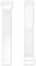 FrogJim 25x Gancio e passante 20cm con fibbia, bianco, larghezza 20 mm, fascetta riutilizzabile in nylon KWS2025