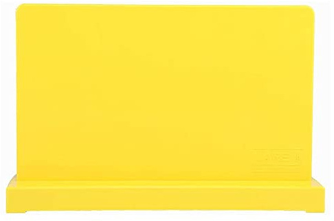 Luxury Magnetic Knife Block Holder with Enhanced Double Side Magnets, Eco-Friendly ABS, Cutlery Display Stand and Storage Rack, Large Capacity, Easy to Reach, Easy to Clean (Yellow)