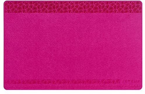 SEMPLIX Nähmaschinenunterlage, rutschhemmend, geräusch- und vibrationsdämpfende Unterlegmatte 32x49cm (pink)