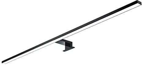 kalb | 100cm LED Badleuchte Badlampe Spiegellampe Spiegelleuchte 230V schwarz, neutralweiß
