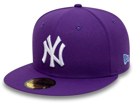 New Era Cap 59FIFTY Herren Basecap NFL NBA MLB Limited Edition (New York Yankees Purple White, 7 1/4)