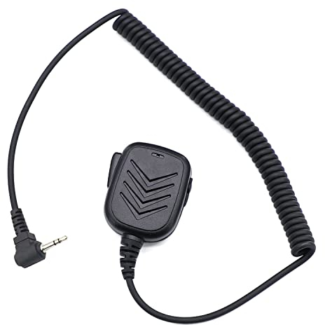 SHAWOROCE Lautsprecher Mikrofon Lautsprechermikrofon PTT Mic für Motorola Funkgerät PMR Talkabout Radio Walkie Talkie TKLR T3 T4 T5 T6 T7 T8 T50 T60 T61 T80 T81 T82 XT180 T92 H20 2.5mm
