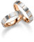 JC Trauringe aus Gold | Paar-Preis Ehe-Ringe mit kostenfreier Gravur I Partnerringe Hochzeitsringe Verlobungsringe 4 mm breit inkl. Etui-Box I Herren-Ring ohne & Damen-Ring mit Zirkonia-Steinen I IT31